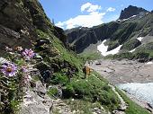 Bellissima impegnativa salita dalle Baite di Mezzeno al Monte Pradella (2626 m.) nella bella ventosa giornata del 24 luglio 2010 - FOTOGALLERY